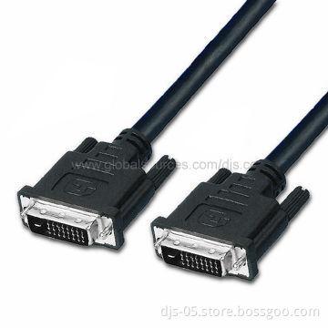 DVI 24 + 1 Male to Male Cable with High Performance, RoHS-compliant, Easy to Use and Various Lengths